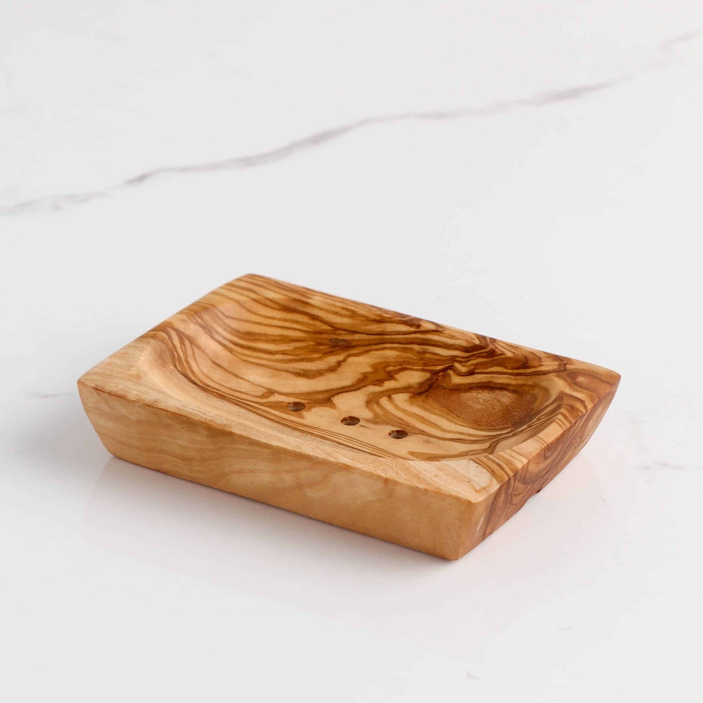 Set of 3 Wood Soap Dish handmade from Tunisian Olive Wood/Wooden Soap Saver/Wooden Soap Holder (US FAST Shipping +Free ArtisRaw Wood Beeswax