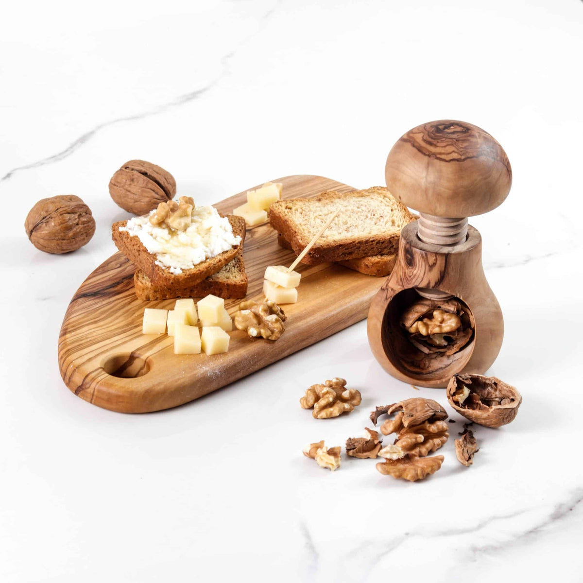 Cracker Nuts Handmade from Olive Wood