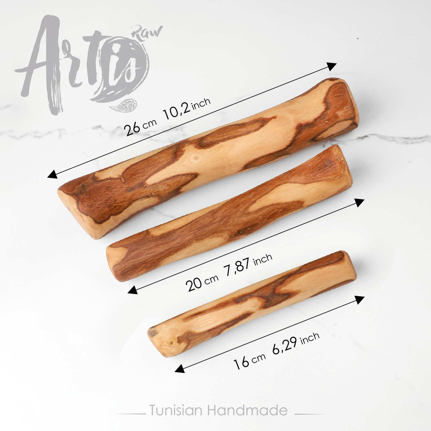 Olive Wood Chewing Bone for Dogs – Natural & Durable Chew Toy | Artisraw Tunisie