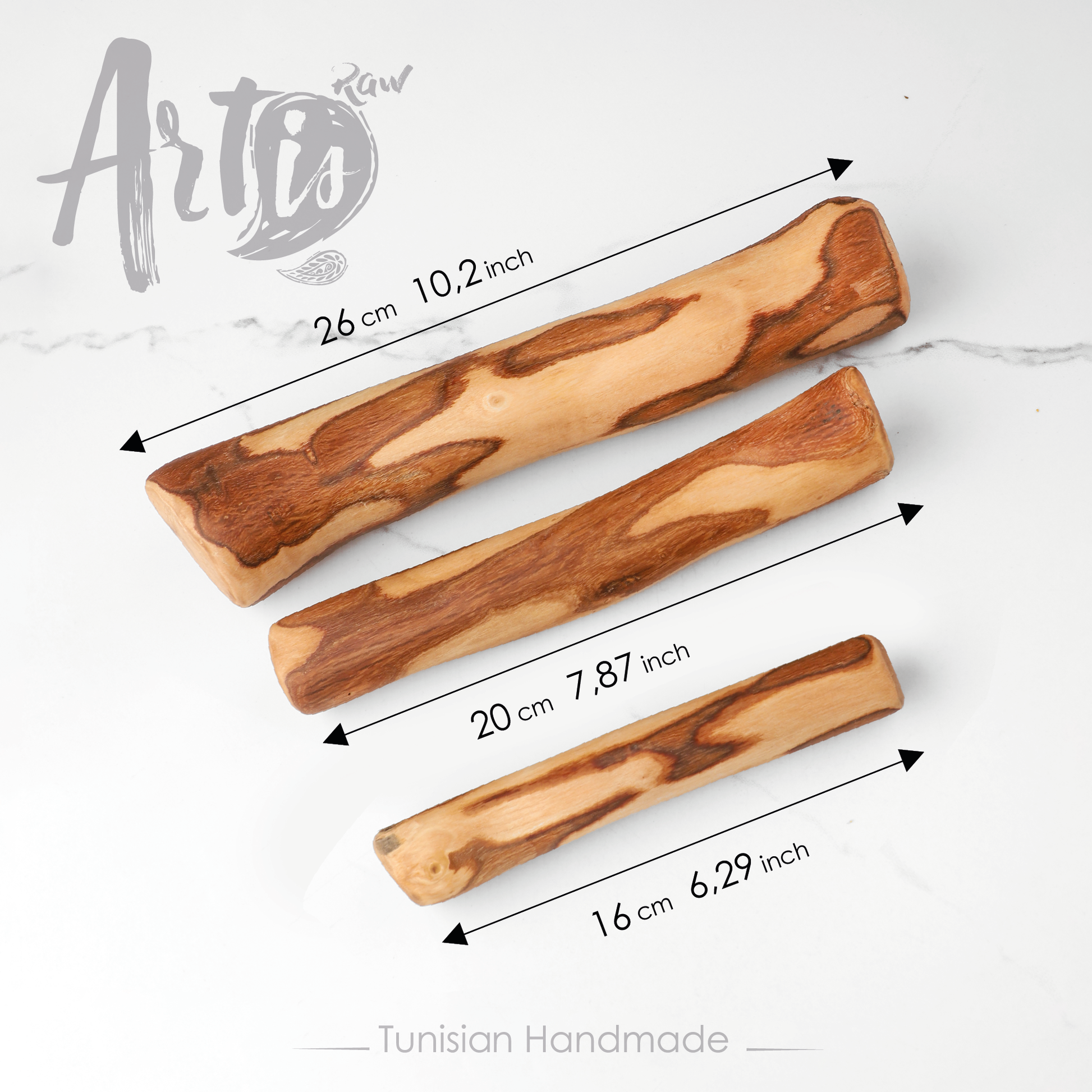Olive Wood Chewing Bone for Dogs – Natural & Durable Chew Toy | Artisraw Tunisie