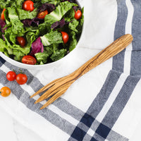 Personalized Olive Wood Salad Fork – Handmade Natural Wooden Utensil | Artisraw Tunisie