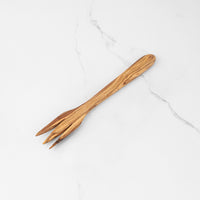 Personalized Olive Wood Salad Fork – Handmade Natural Wooden Utensil | Artisraw Tunisie