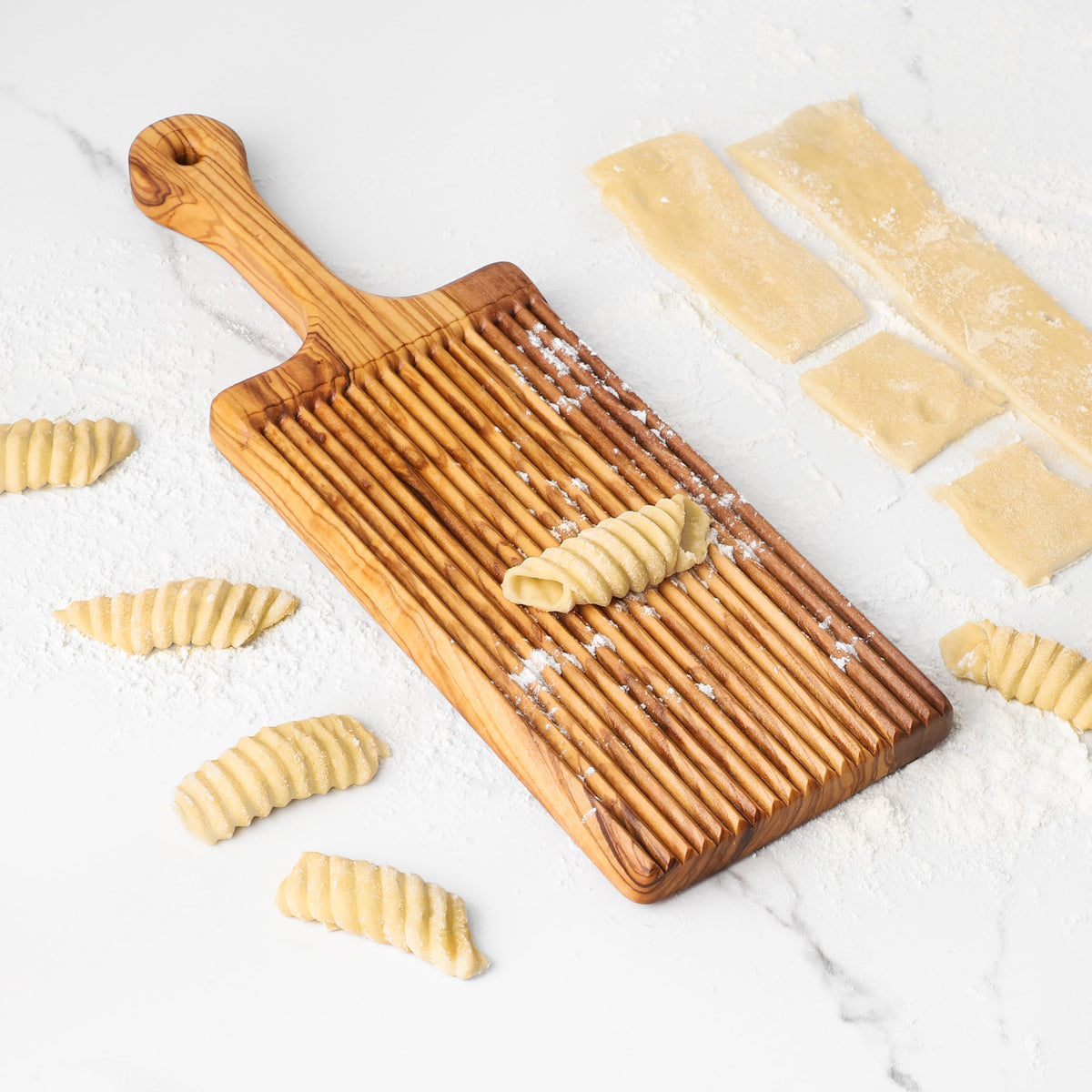 Gnocchi Board handmade from Olive Wood