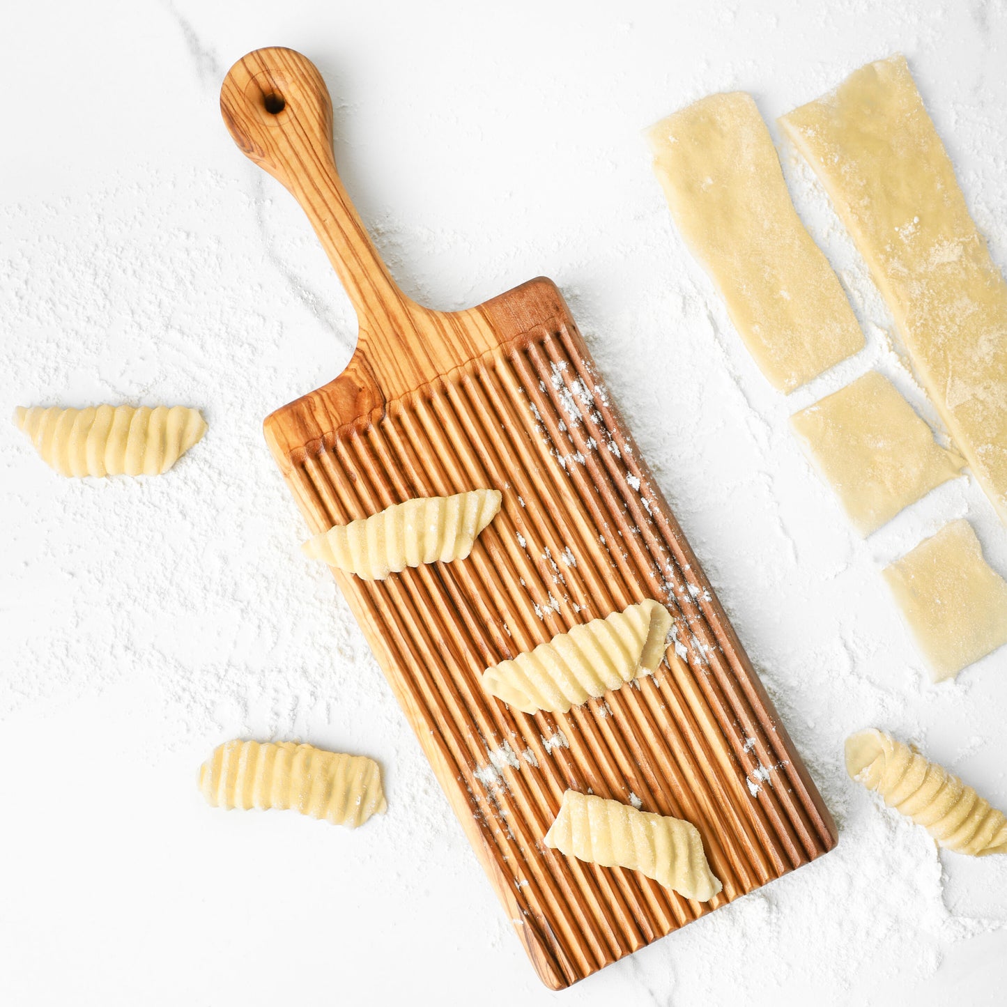 Gnocchi Board handmade from Olive Wood