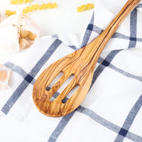 Slotted Spoon Handmade from Olive Wood