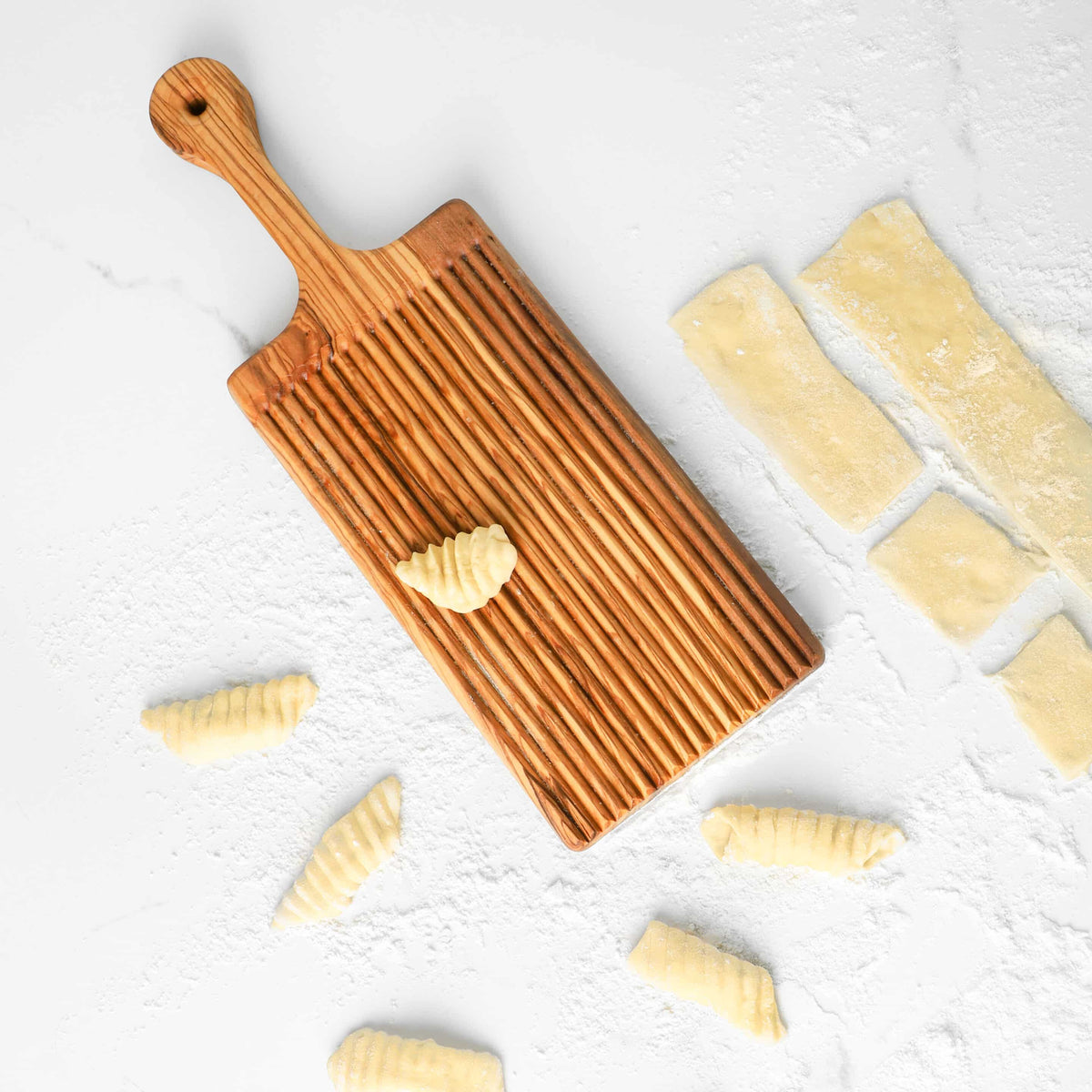 Gnocchi Board handmade from Olive Wood