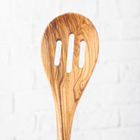 Slotted Spoon Handmade from Olive Wood