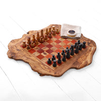 Olive Wood Chess Board - Artisraw  Tunisie
