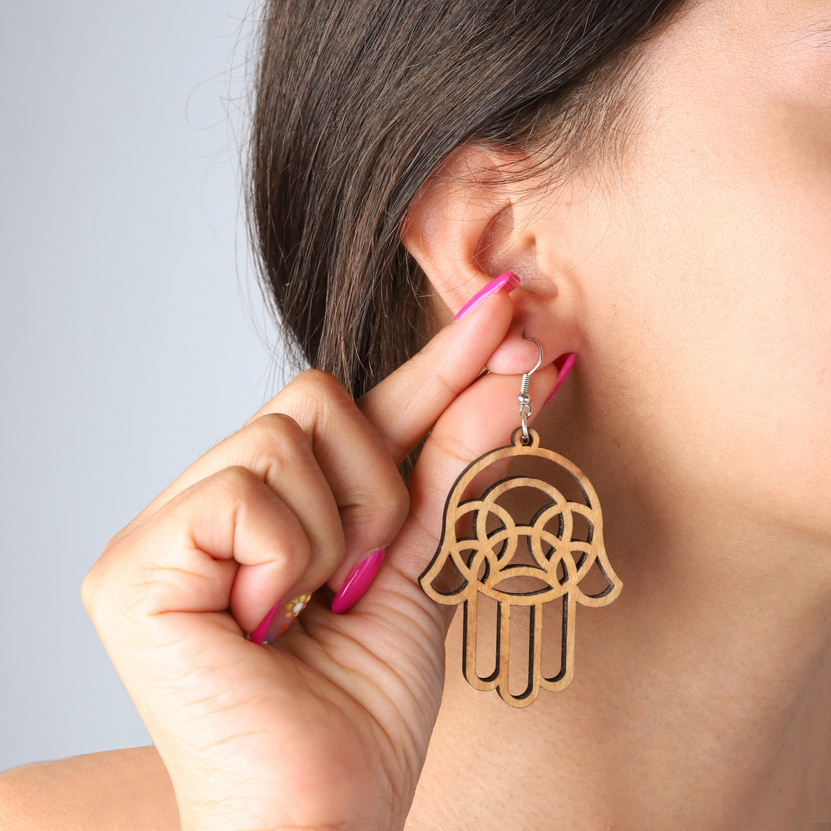 Mother of Bride Gift From Daughter - Olive Wood Earrings | Artisraw