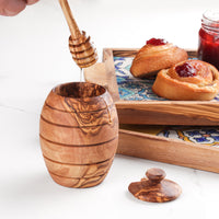 Set of 2 Honey Pots with Dipper