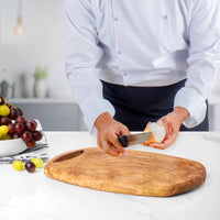 Olive Wood Cutting Board with Handle
