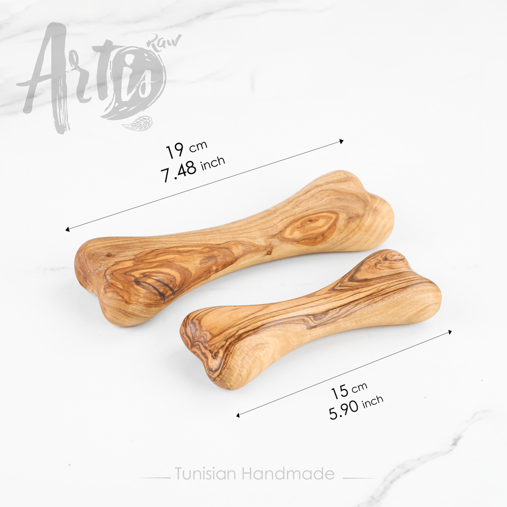 Antibacterial Dog Bone Wood Handmade