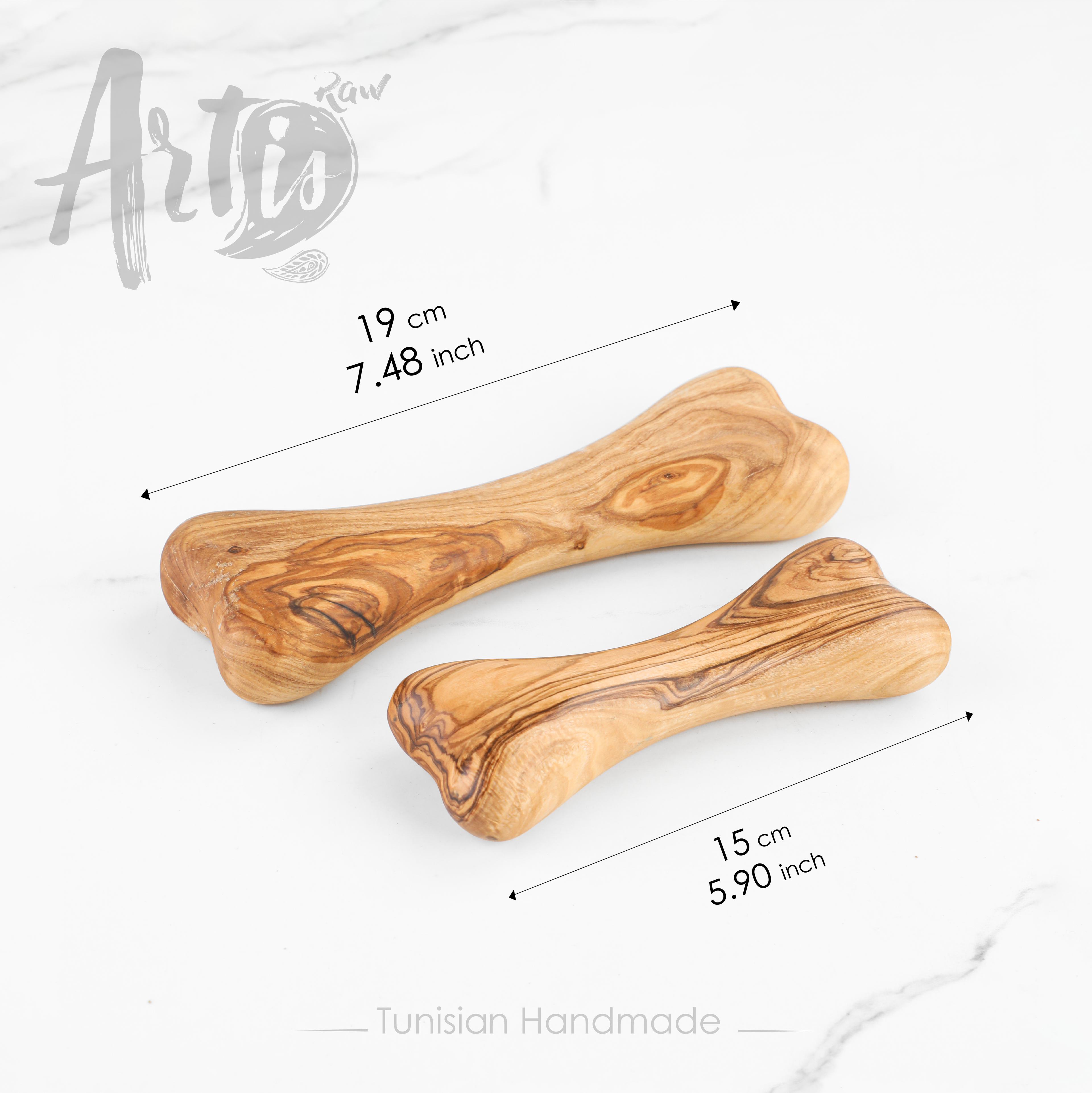 Antibacterial Dog Bone Wood Handmade