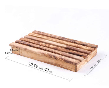 Handmade Wooden Bread Board. Two Levels
