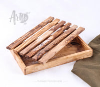 Handmade Wooden Bread Board. Two Levels