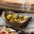 Rustic Wooden Bowl. Olive Wood Handmade