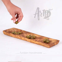 Divided Dish Handmade from Olive Wood