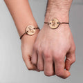 His and Hers Matching Olive Wood Bracelets – Handmade Wooden Couple Jewelry