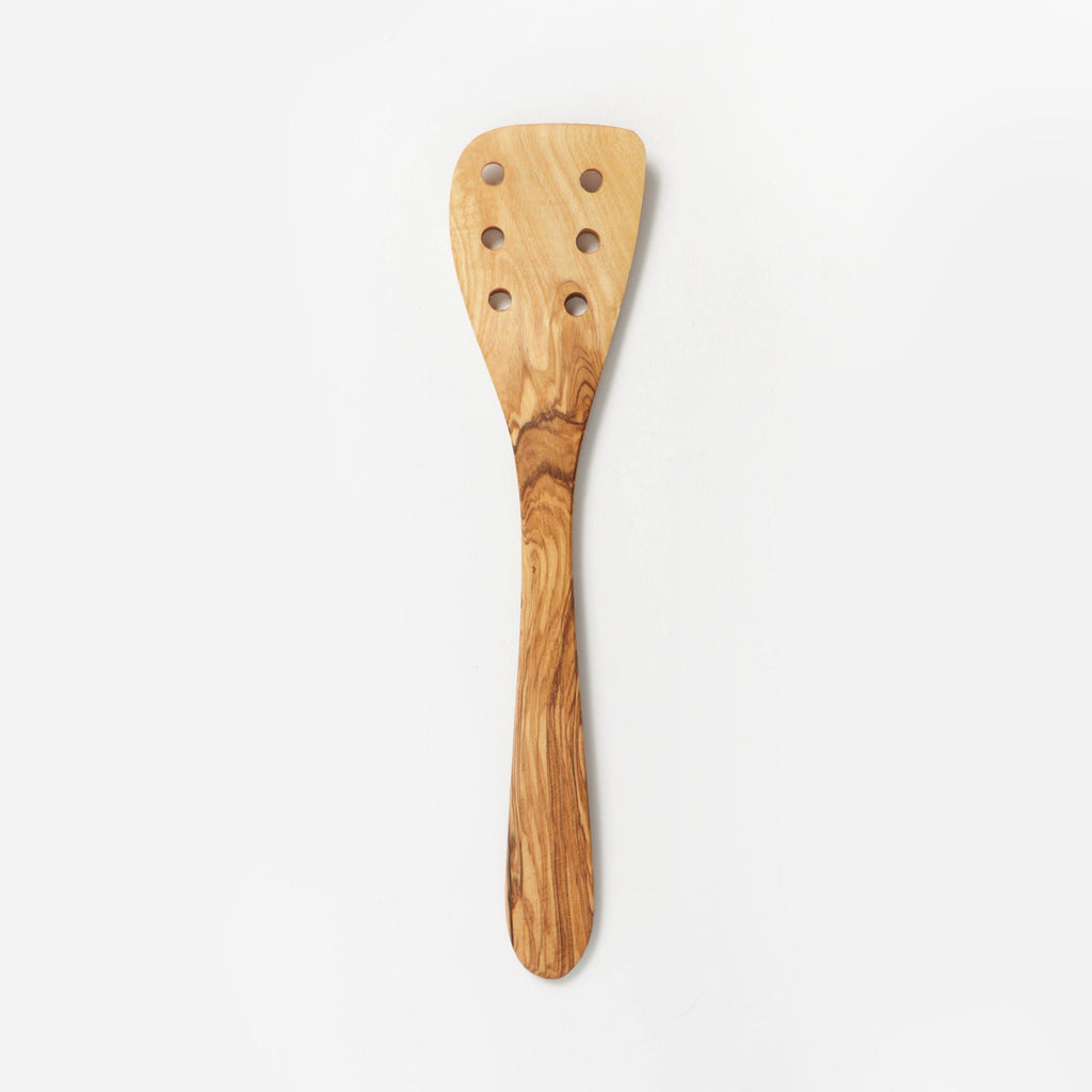 Wooden Spatula with Holes