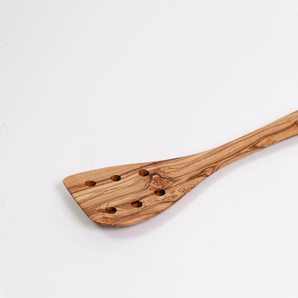 Wooden Spatula with Holes
