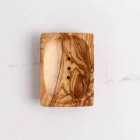 Set of 3 Wood Soap Dish handmade from Tunisian Olive Wood/Wooden Soap Saver/Wooden Soap Holder (US FAST Shipping +Free ArtisRaw Wood Beeswax