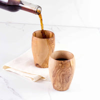 Beautiful Handmade Wooden Mug Set of 2