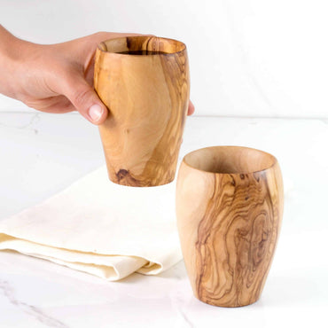Beautiful Handmade Wooden Mug Set of 2