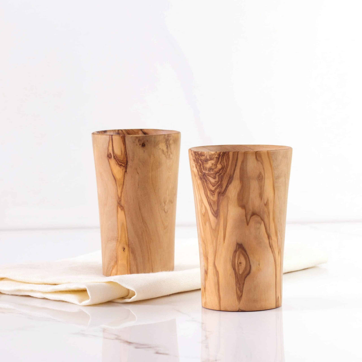Beautiful Handmade Wooden Cup Set of 2
