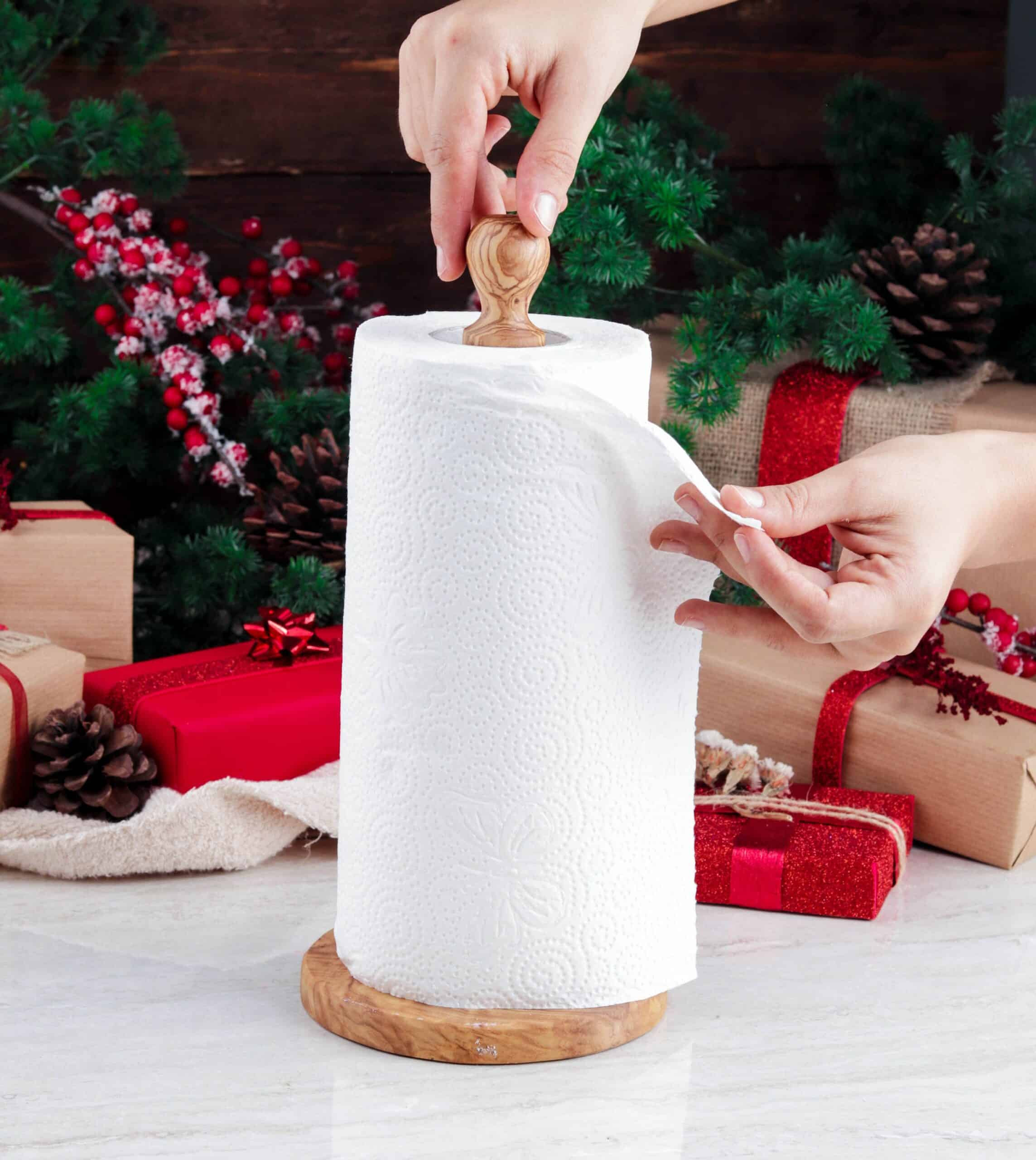 Paper Towel Holder Wood Handmade
