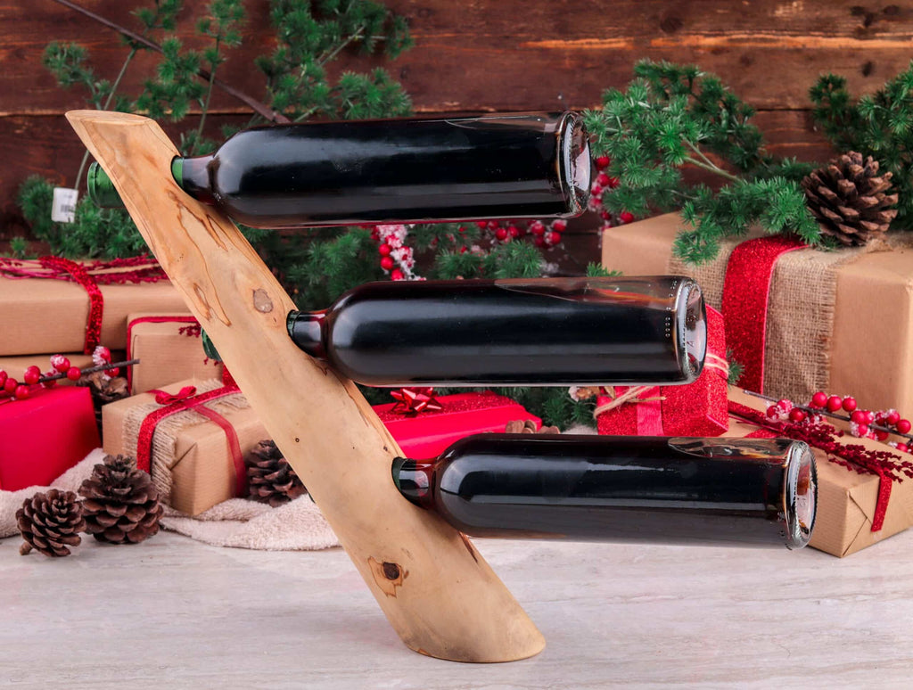 Handmade Wooden Bottle Holder