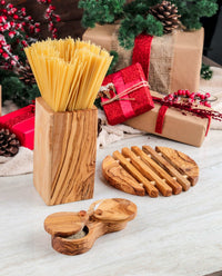 Set of Handmade Wood Kitchen Accessories