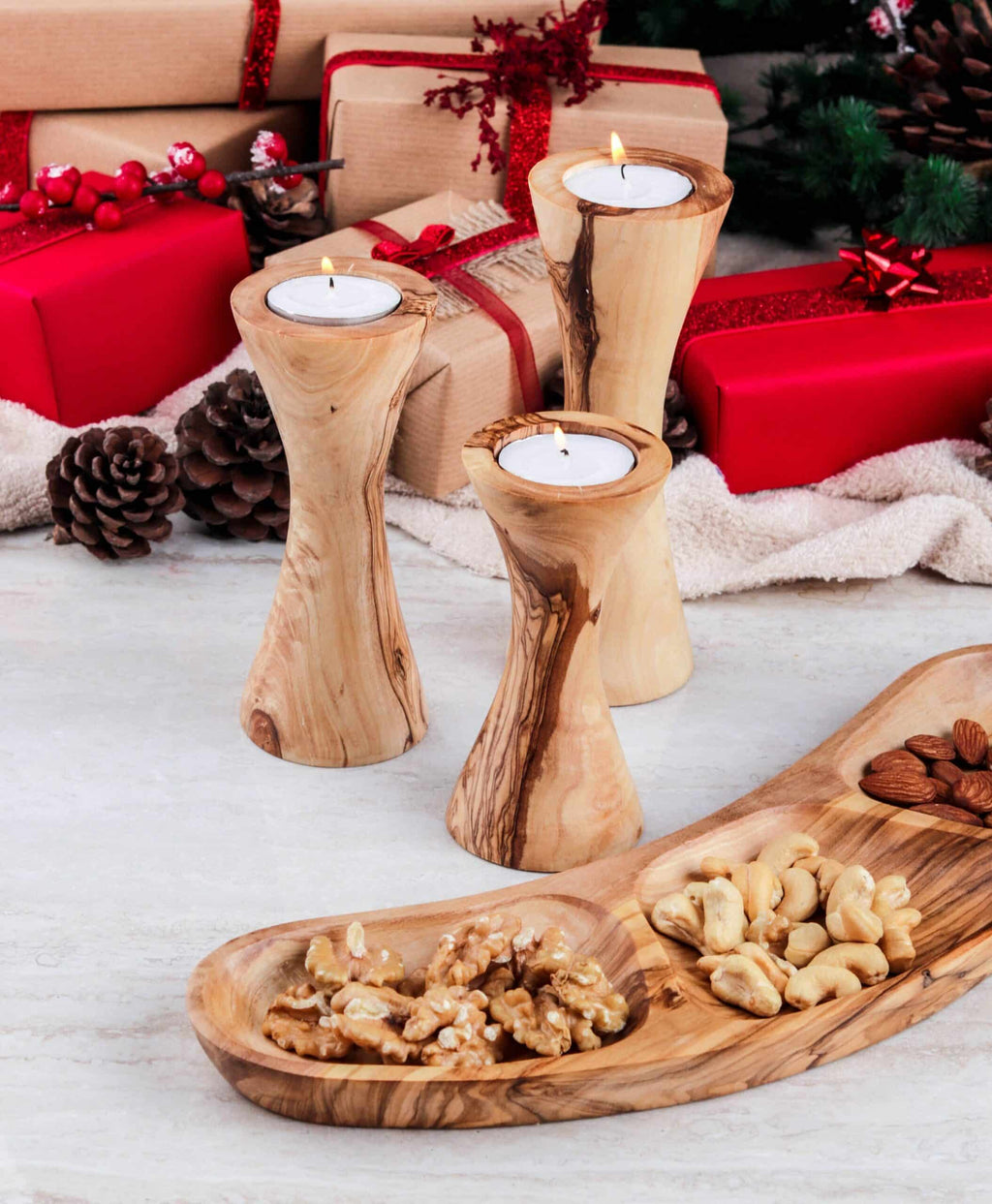 Wooden Serving Set. Small Wooden Gifts