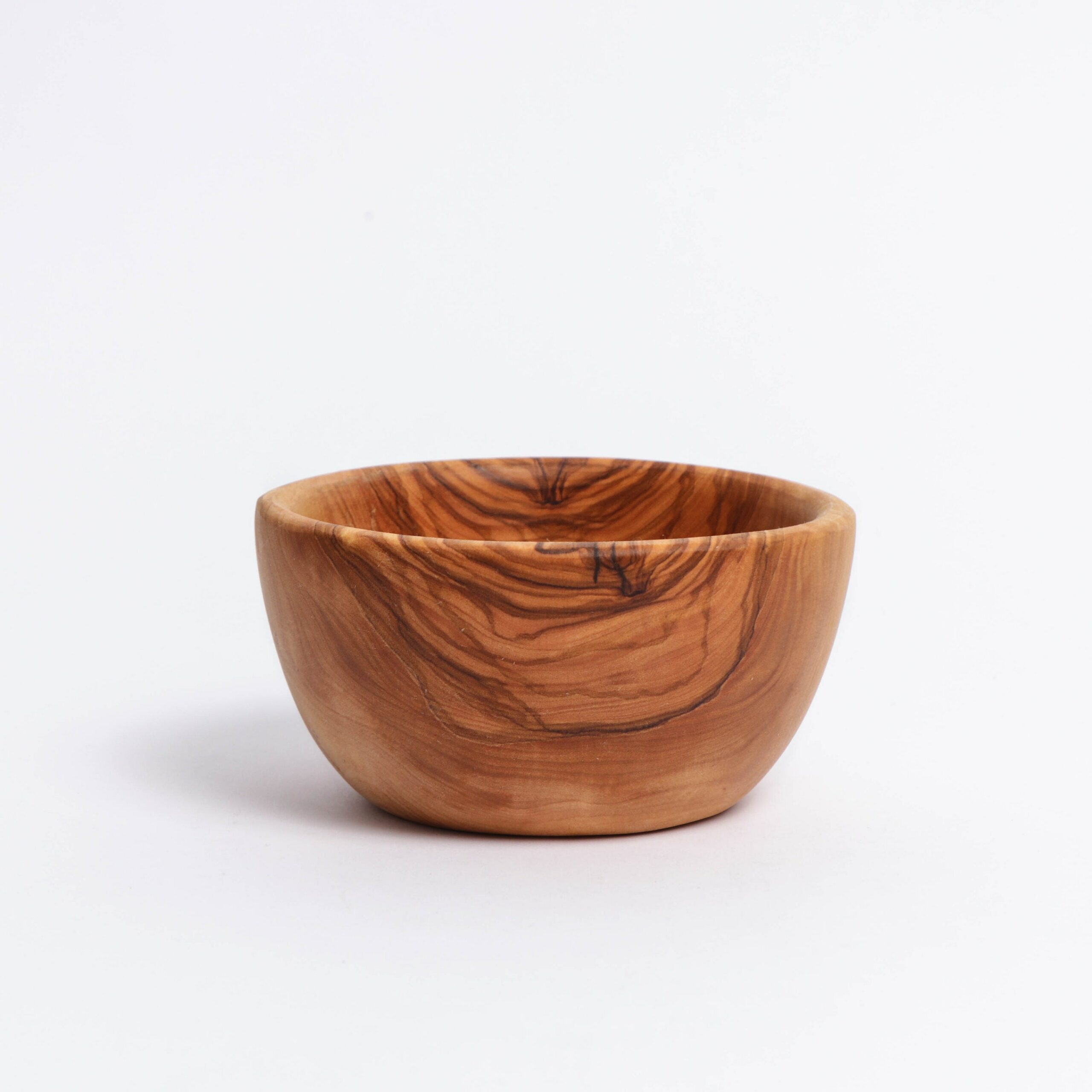 Medium Handmade Olive Wood Bowl – Natural Rustic Serveware