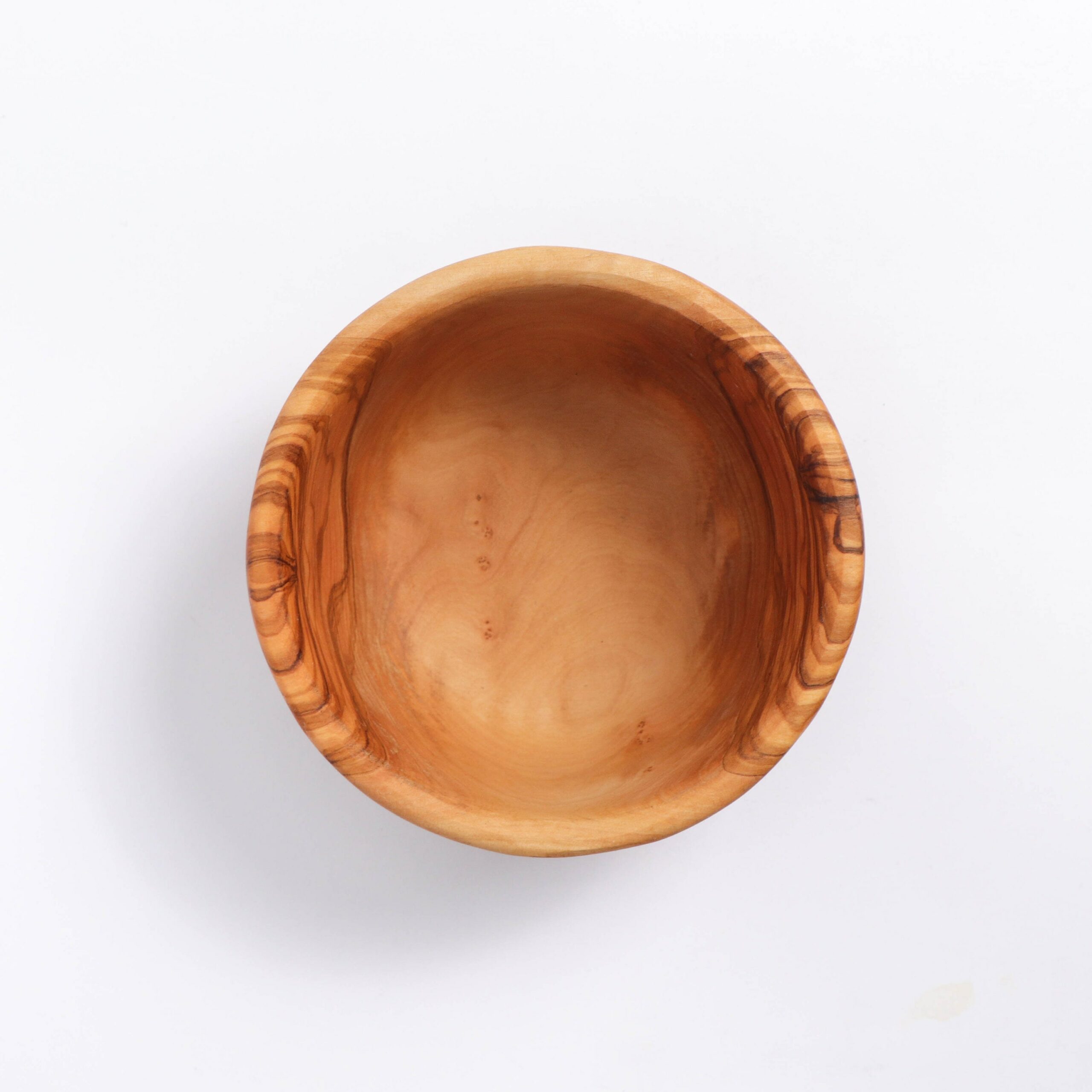 Medium Handmade Olive Wood Bowl – Natural Rustic Serveware