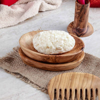 Bathroom Wooden Accessories Set composed