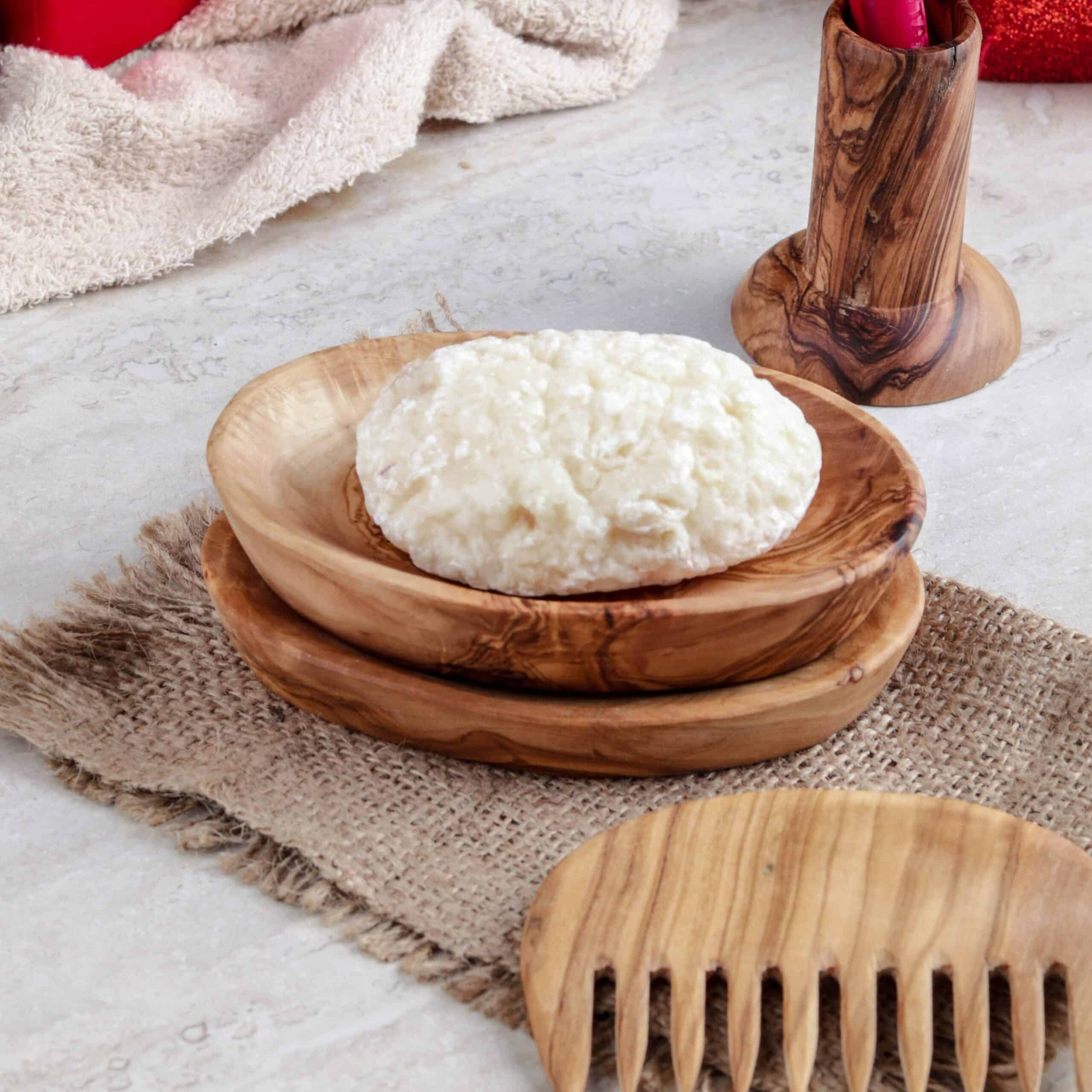 Bathroom Wooden Accessories Set composed
