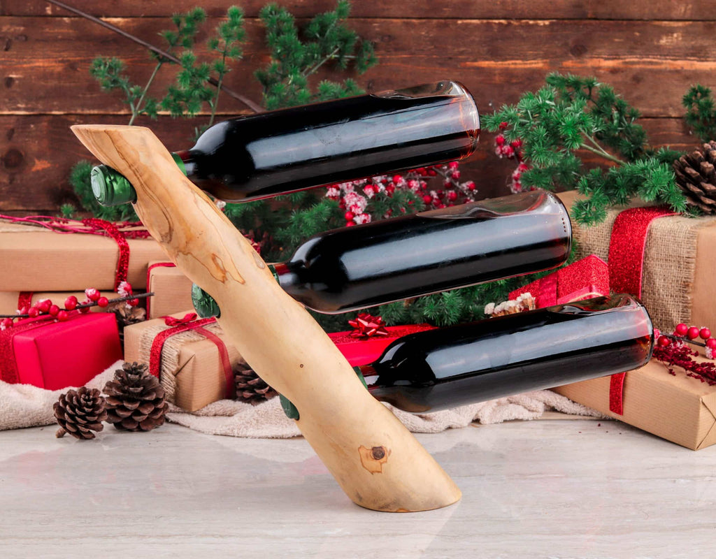 Handmade Wooden Bottle Holder