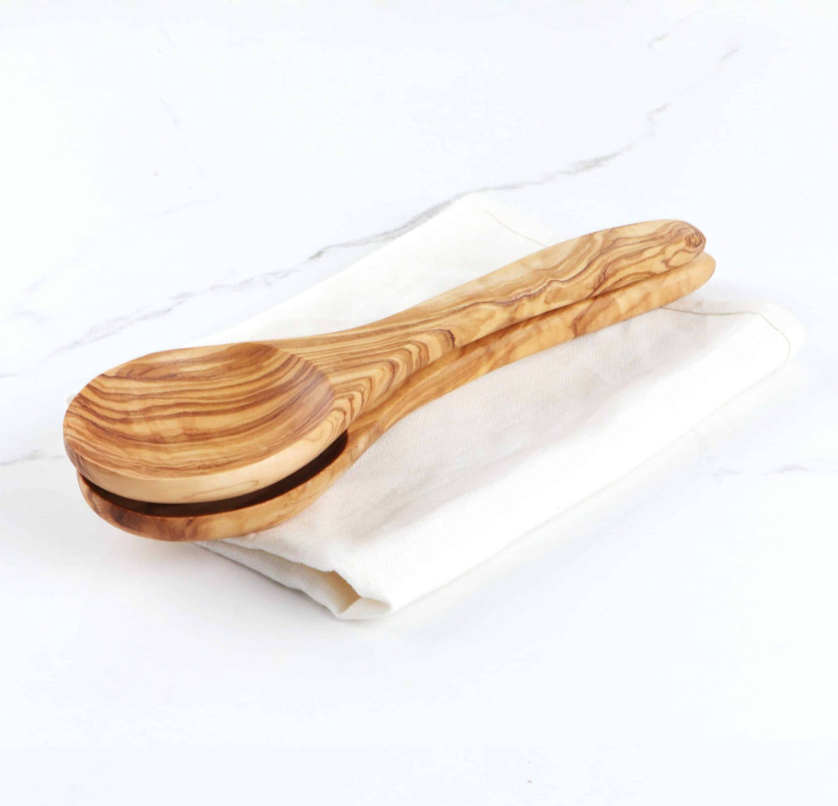 Set of 2 Olive Wood Cooking Spoons