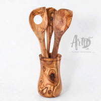 Set of 3 Wooden Utensils for Cooking
