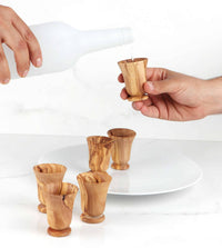 Personalized Wooden Shot Glasses Set