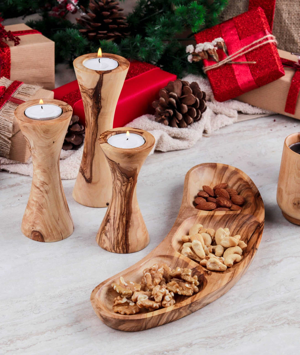 Wooden Serving Set. Small Wooden Gifts