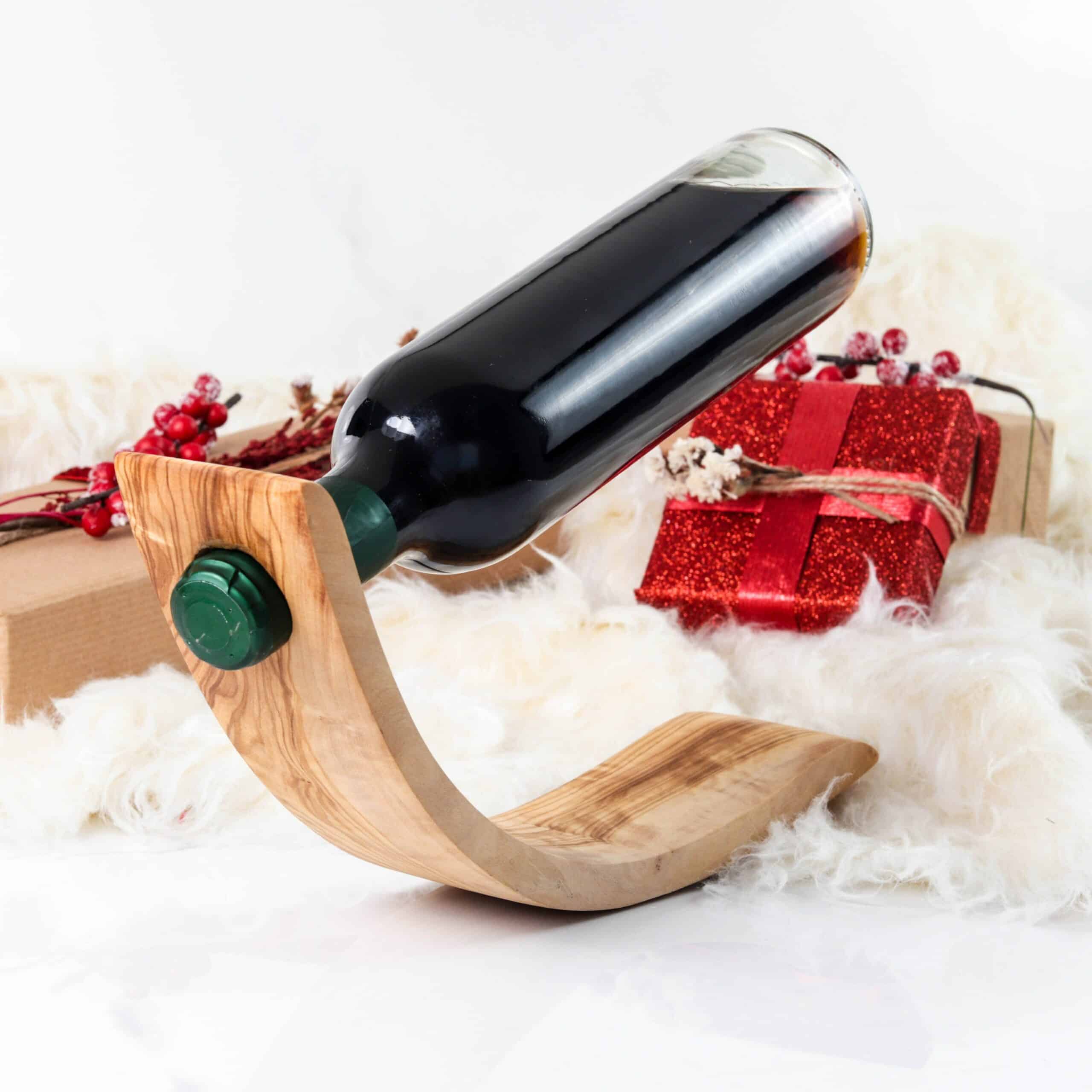 Vintage Wooden Bottle Holder
