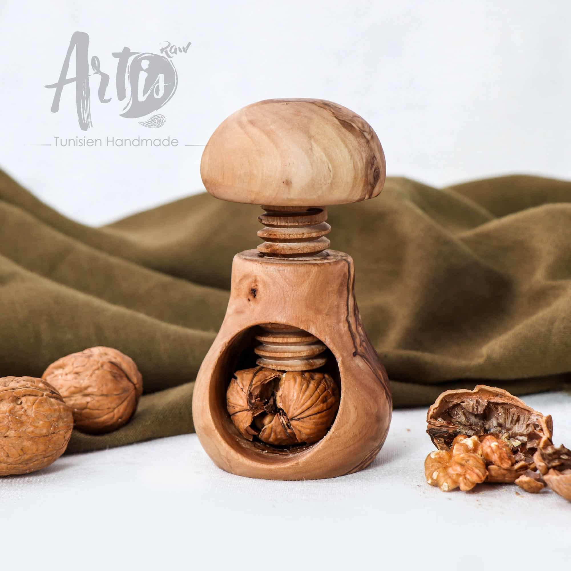 Cracker Nuts Handmade from Olive Wood