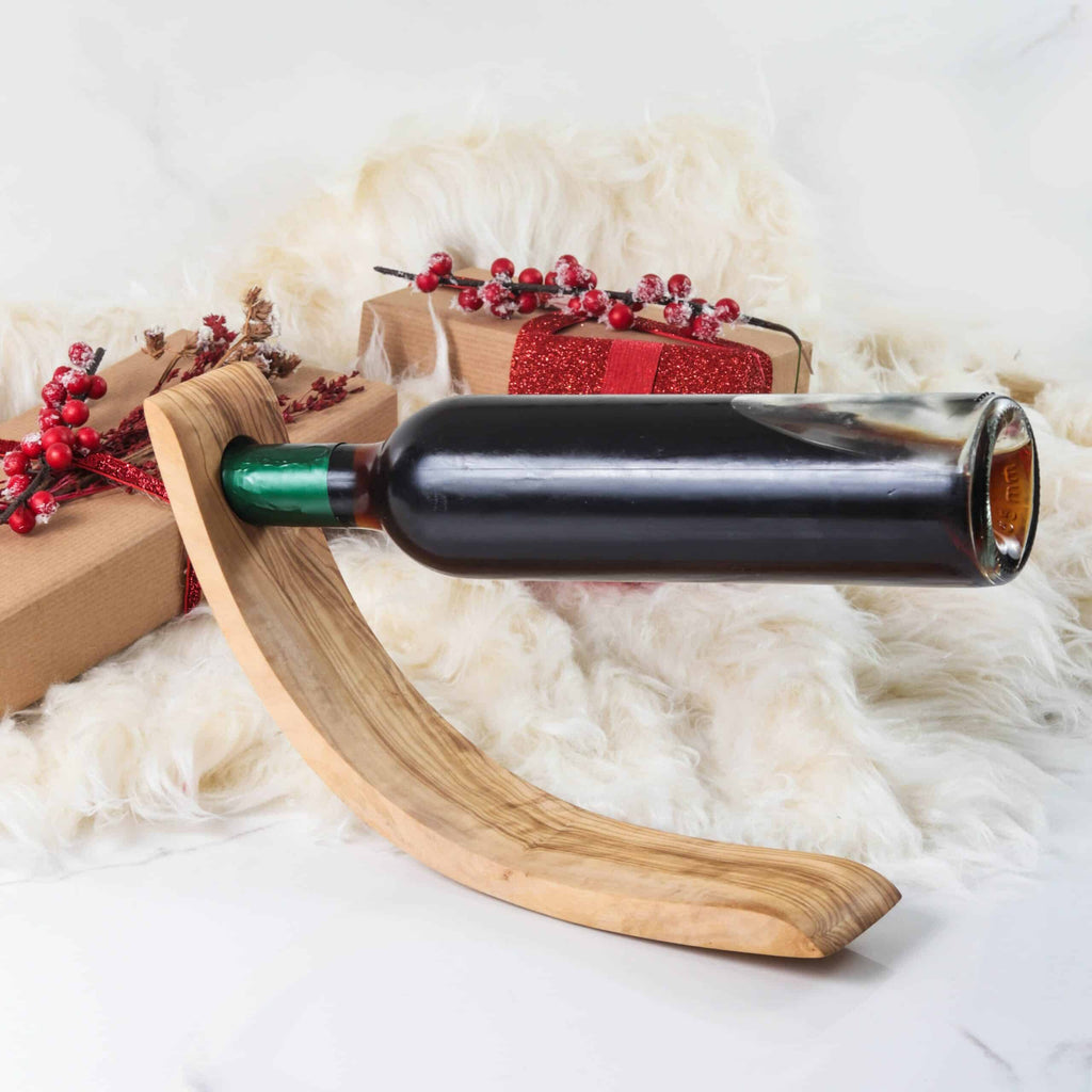 Vintage Wooden Bottle Holder