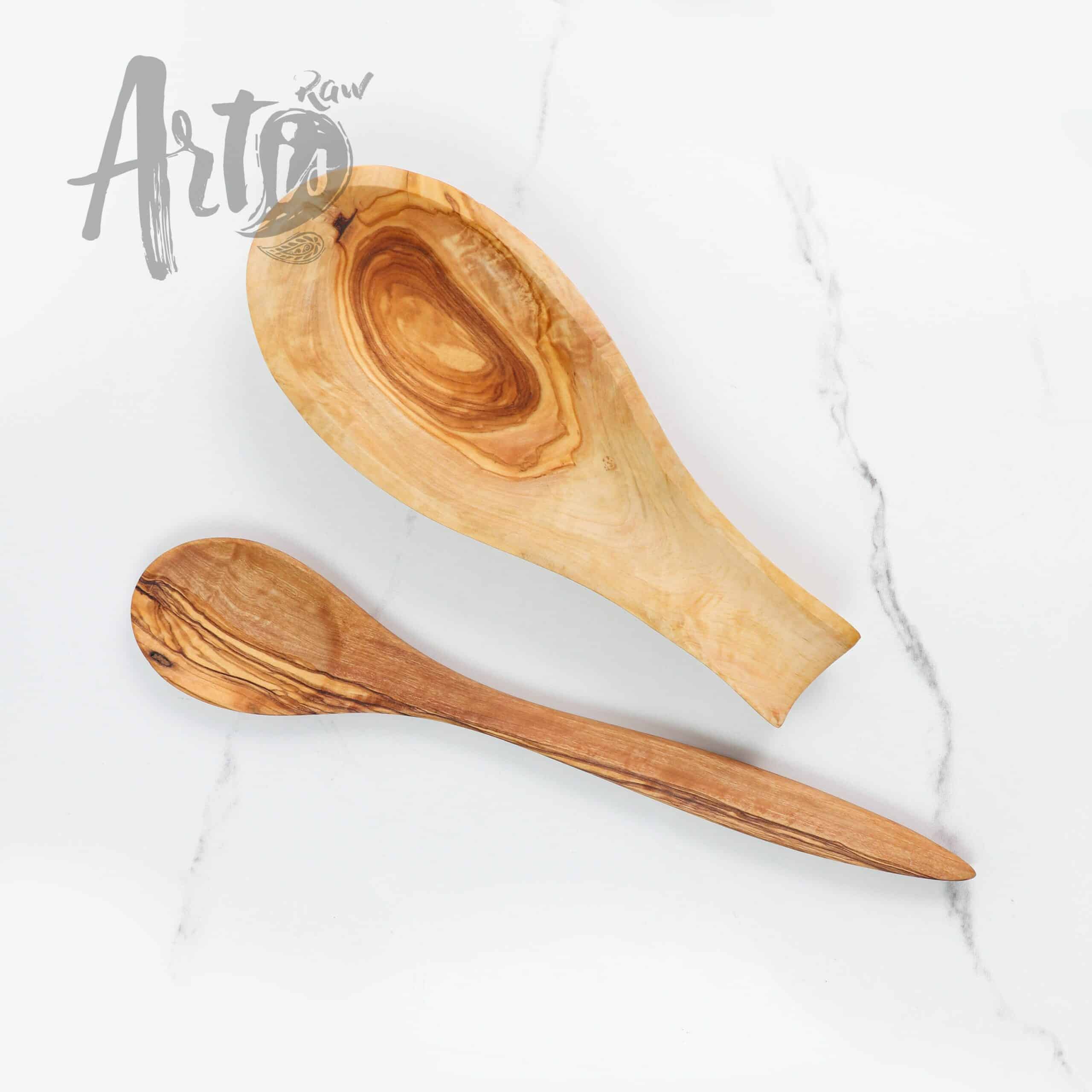 Handmade Wooden Spoon Holder, Spoon Rest for Oven