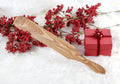 Straight Spatula Handmade from Olive Wood