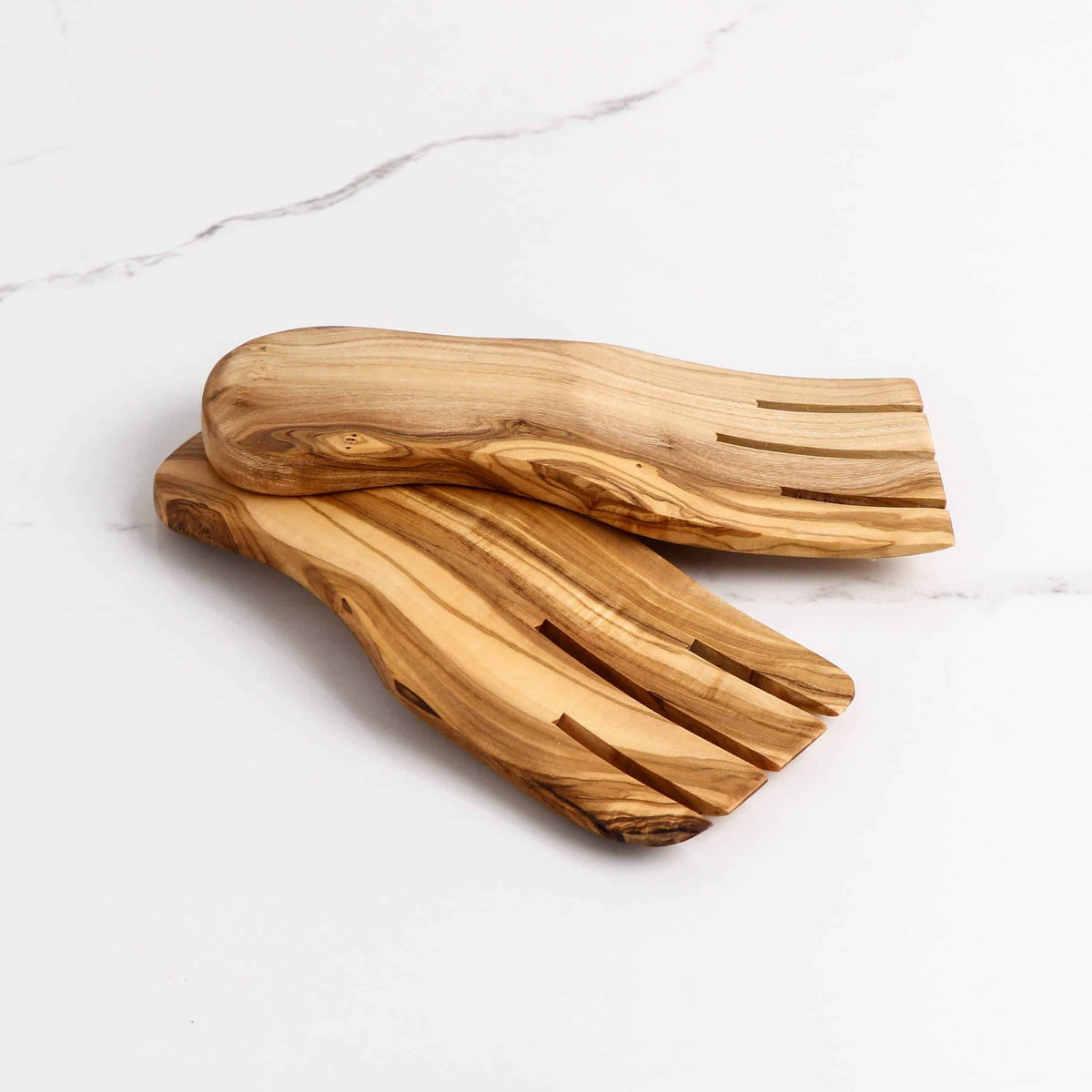 Handmade Olive Wood Salad Servers