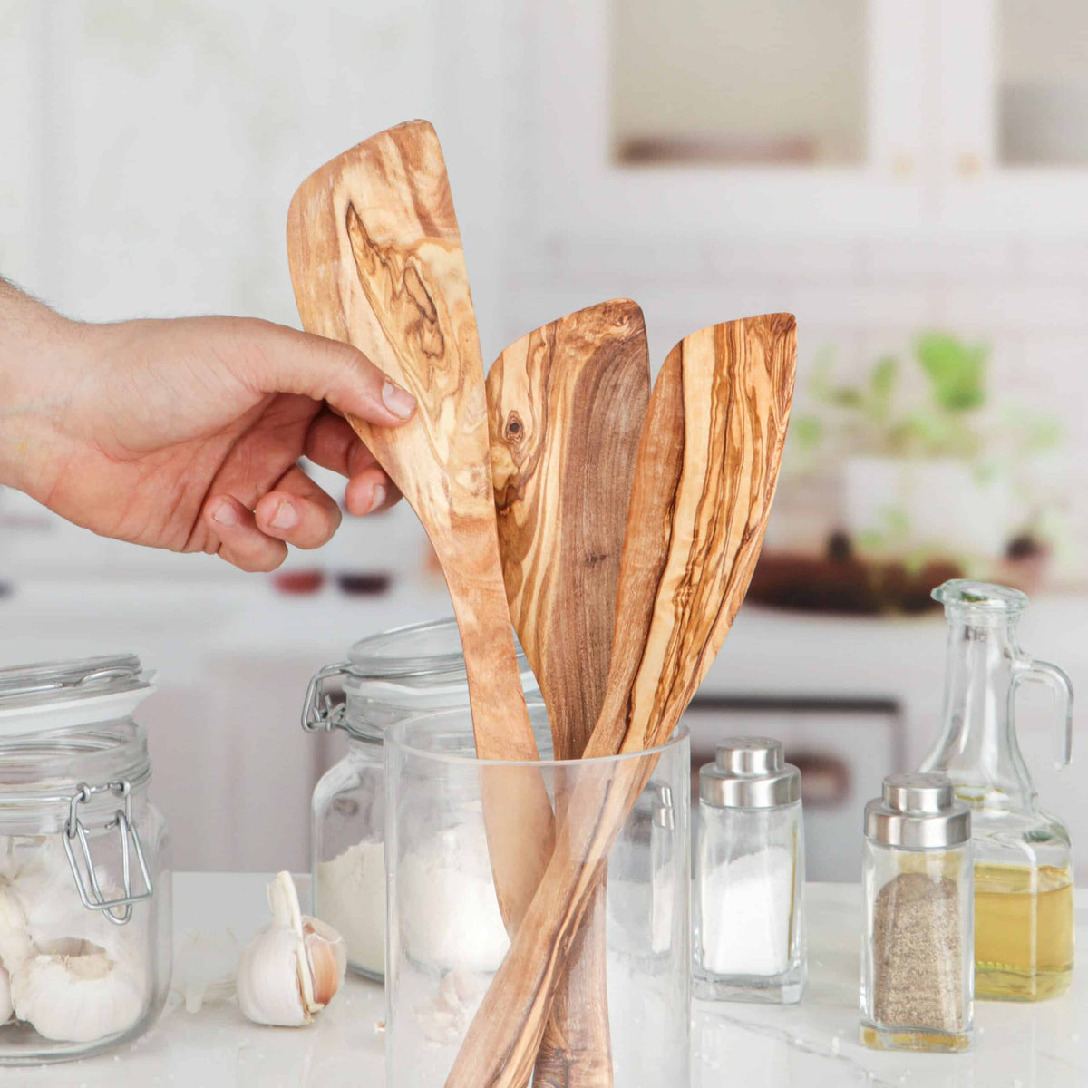 Wooden Spatula. Engraved Cooking Spoon