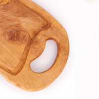 Handmade Natural Olive Wood Cutting Board – Rustic Kitchen Essential