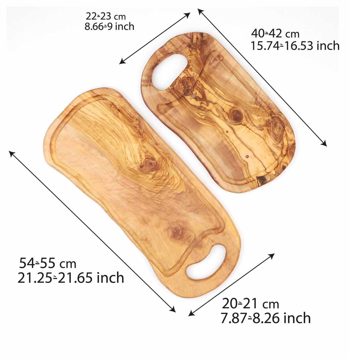 Handmade Natural Olive Wood Cutting Board – Rustic Kitchen Essential